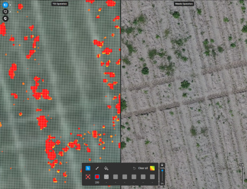 RDS SPOT SPRAY MAP
